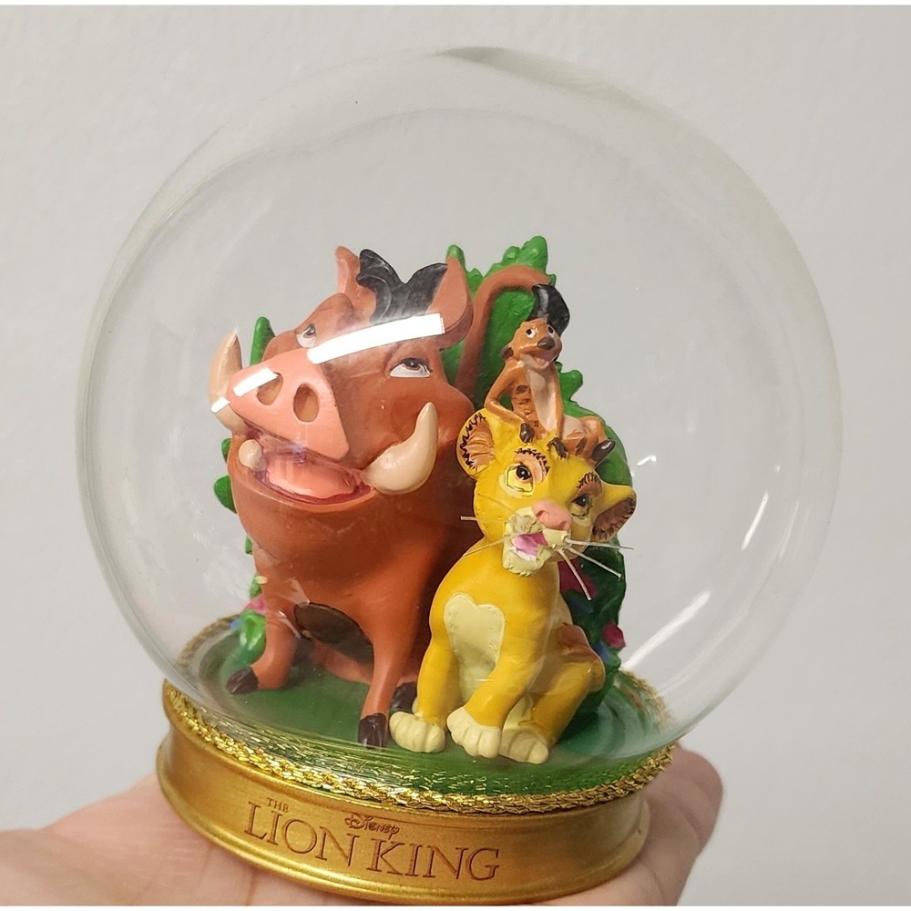 RARE Disney Movie Rewards Lion King Globe Sculpture-Simba/Timone/Pumbaa